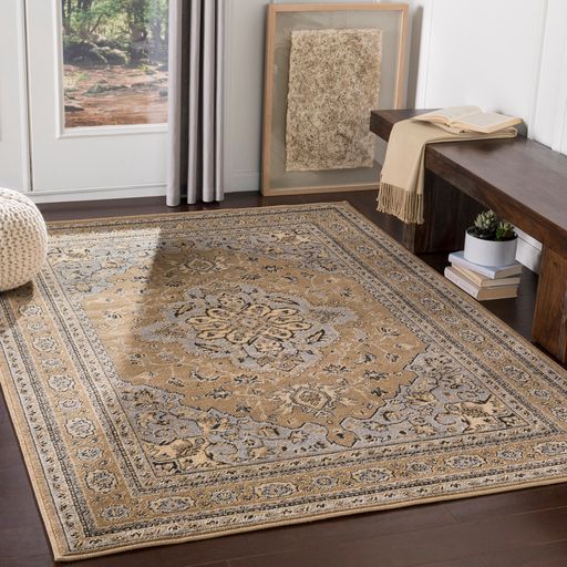 Surya Paramount Camel/Gray 8'x11' Area Rug-3