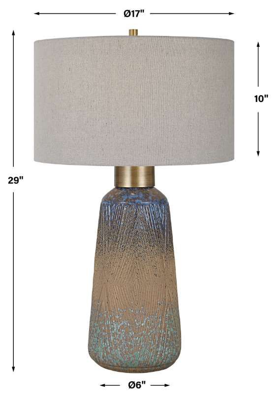 Uttermost® Western Sky Gold Table Lamp-2