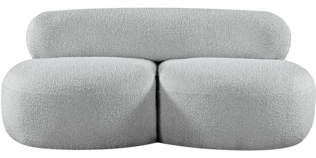 Meridian Furniture Venti Gray Loveseat-1