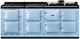 AGA™ Classic R7 210 83" Duck Egg Blue Pro Style Dual Fuel Range-0