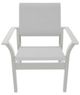 Telescope Casual Leeward Abalone/Stone Fabric/Polymer Outdoor MGP Sling Stacking Cafe Chair-1
