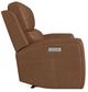 Flexsteel® Linden Caramel Power Reclining Loveseat with Power Headrests and Lumbar-4