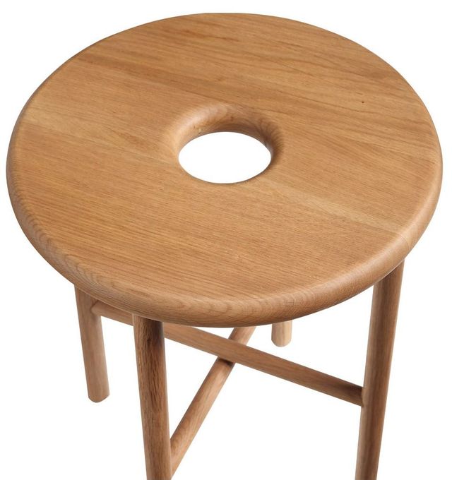 Moe's Home Collection Namba Natural Oak Stool-2