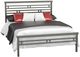 Fashion Bed Group Orson Gray Full 45" Metal Bed -0