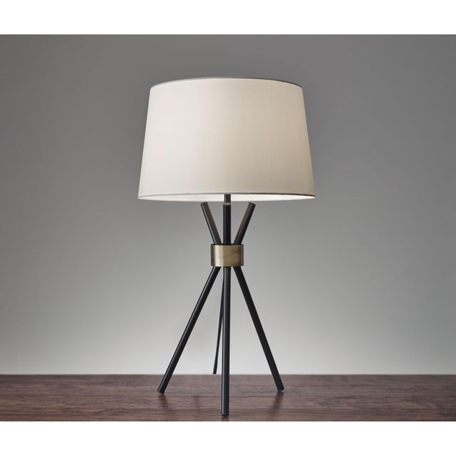 Adesso® Benson Black Table Lamp-1