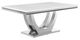 Coaster® Kerwin 5-Piece Chrome/Gray Rectangular Dining Table Set -1