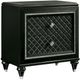 Furniture of America®Demetria Metallic Gray Nightstand-0