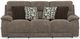 iAmerica Bonnie Mushroom Zero Gravity Layflat Power Reclining Sofa with Heat and Massage-1