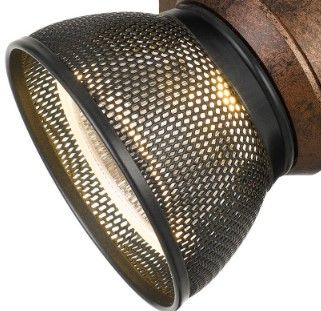 Cal® Lighting & Accessories Rust/Black Track Light-1