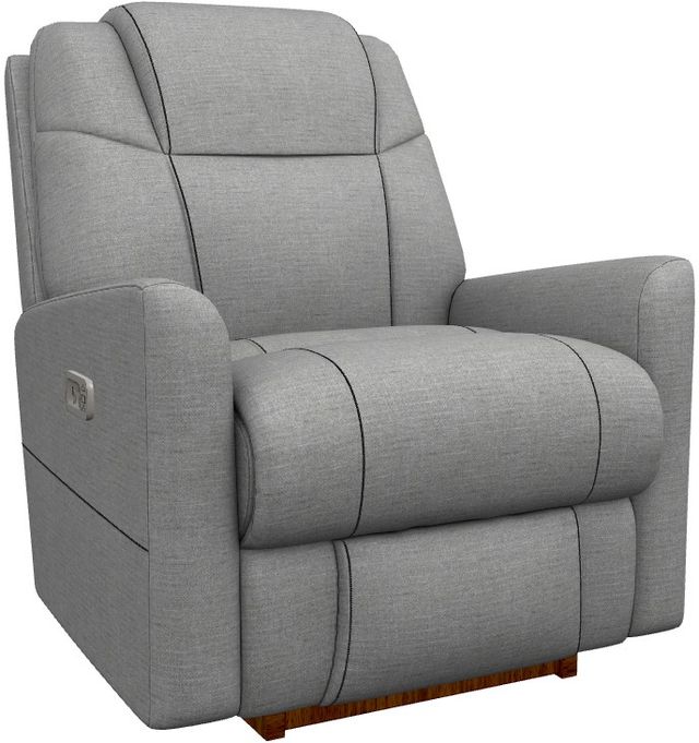 La-Z-Boy® Sparrow Oyster Power Rocking Recliner with Headrest-0