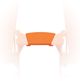 C.R. Plastics Orange Arm Table-0