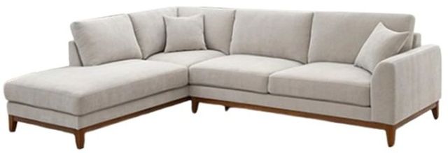Furniture of America® Watton Light Gray Left Chaise Sectional-0