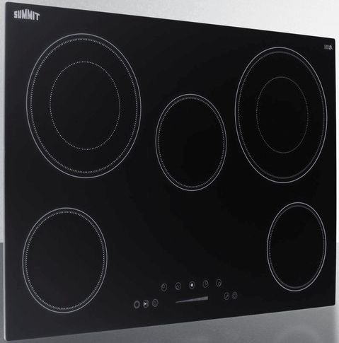 Summit® 30" Black Electric Cooktop-2