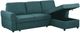Coaster® Samantha 2-Piece Teal Right-Arm Facing Sleeper Sectional-1