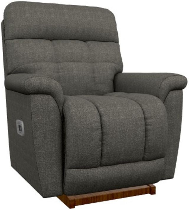 La-Z-Boy® Fulton Charcoal Power Rocking Recliner with Headrest-0