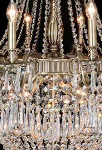 Michael Amini® Summer Palace Gold 30 Light Chandelier-1