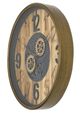 YHD Black/Gold Carved Gear Clock-4