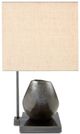 Currey & Company Roman Antique Nickel/Natural Table Lamp-3