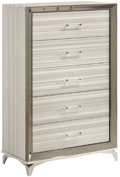 Global Furniture USA Zambrano White Chest-0