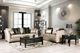 Furniture of America® Hampden Beige Loveseat-1