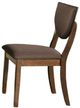 Furniture of America® Marina 2-Piece Dark Chocolate/Walnut Side Chair Set-2