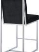 Mazin Furniture Amorra Black/Chrome Counter-Height Chair-2