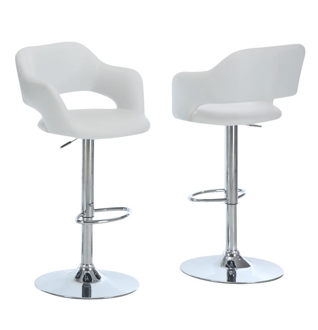 Monarch Specialties Inc. White Bar Stool-0
