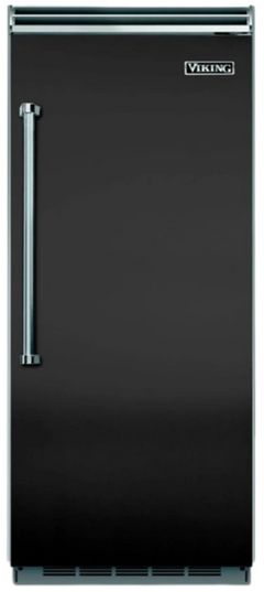 Viking® 5 Series 15.9 Cu. Ft. Cast Black Right Hinge Column Freezer