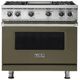 Viking® 5 Series 36” Martini Liquid Propane Pro Style Gas Range with Griddle-0