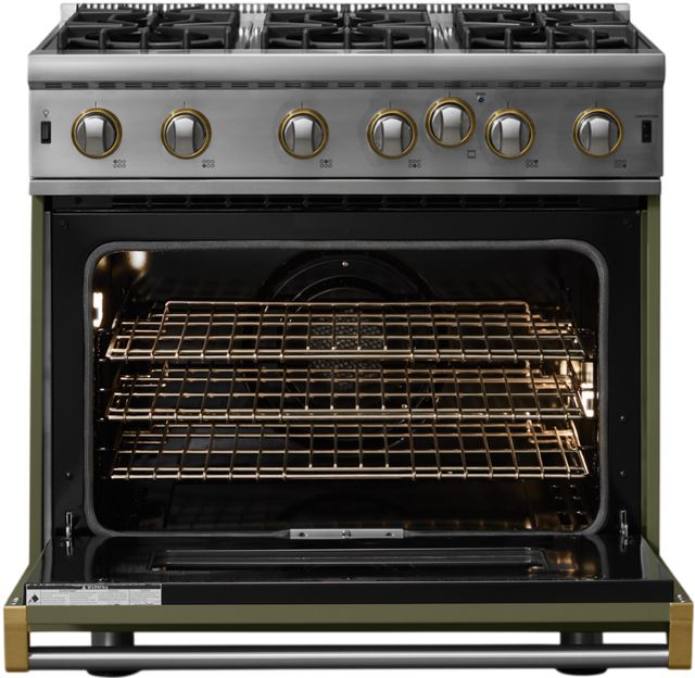 Viking® 5 Series 36" Martini Pro Style Gas Range-1
