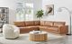 Stylus® Furniture Wells 3-Piece Walnut Sectional-1