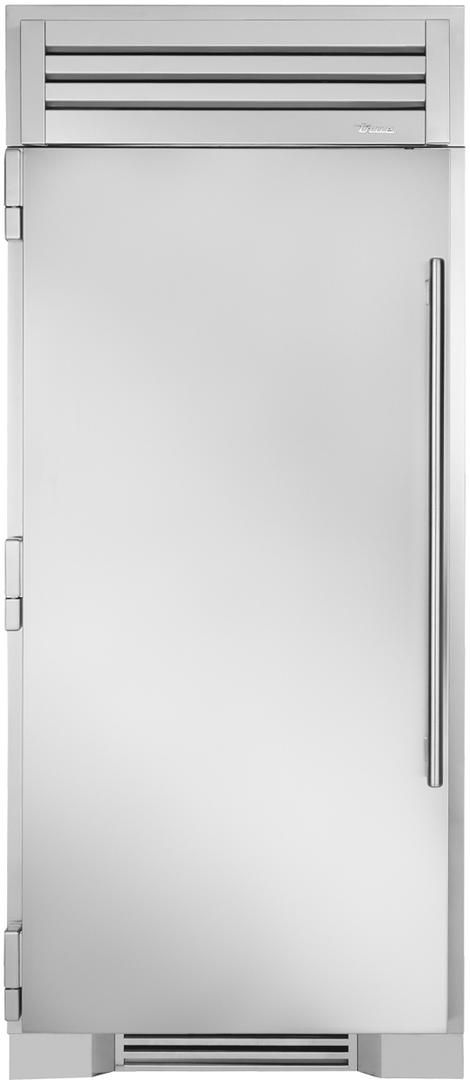 True® 36 in. 25.1 Cu. Ft. Stainless Steel Built In Column Refrigerator-0