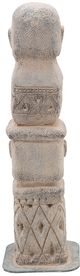 A & B Home Soft Off White 16" Stacked Tribe Statue-5