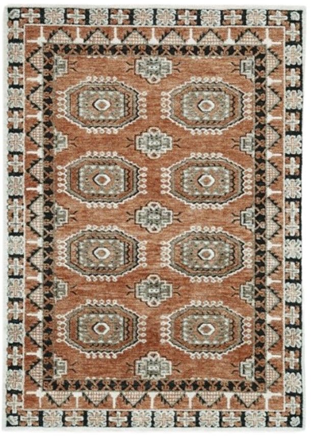 Signature Design by Ashley® Qaabiz Black/Ivory/Sienna 8'x10' Area Rug-0