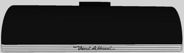 Vent-A-Hood® 36" Black Retro Style Under Cabinet Range Hood-0