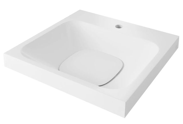 DXV Modulus Canvas White 21" Sink, No Hole-1