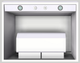 Vent-A-Hood® 30" White Wall Hood-1