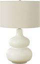Monarch Specialties Inc. 25"H Cream Ceramic Table Lamp-0