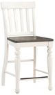 Steve Silver Co. Joanna 2-Piece Brown/White Counter Stool Set-3
