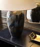 Wildwood Lamps Shiga Hatsu Blue Glaze Lamp-2
