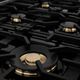 ZLINE Autograph Edition 36" Stainless Steel Gas Rangetop with 6 Burners, Porcelain Cooktop and Matte Black Accents-4