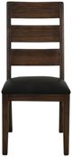 International Furniture Direct Riverwood Black/Brown Side Chair-3