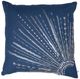 A & B Home Nina Blue/Silver Beaded Throw Pillow-0