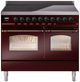 Ilve® Nostalgie II Series 40" Burgundy Pro Style Induction Range-0