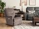 La-Z-Boy® Aries Granite Power Rocking Recliner with Headrest-5