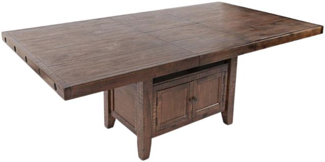 Jofran Inc. Mission Viejo Warm Brown High/Low Dining Table-4