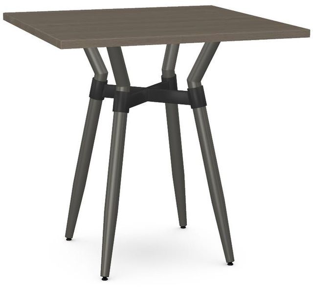 Amisco Customizable Link Solid Ash 36" Square Counter Height Table-0