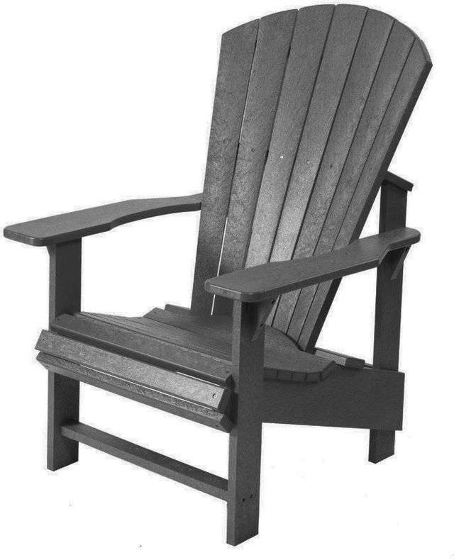 C.R. Plastic Generation Line Slate Grey Upright Adirondack-1