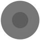 Caracole® Orbit Smoked Gray Glass Top Dining Table with Piano Black/Whisper of Gold Base-2