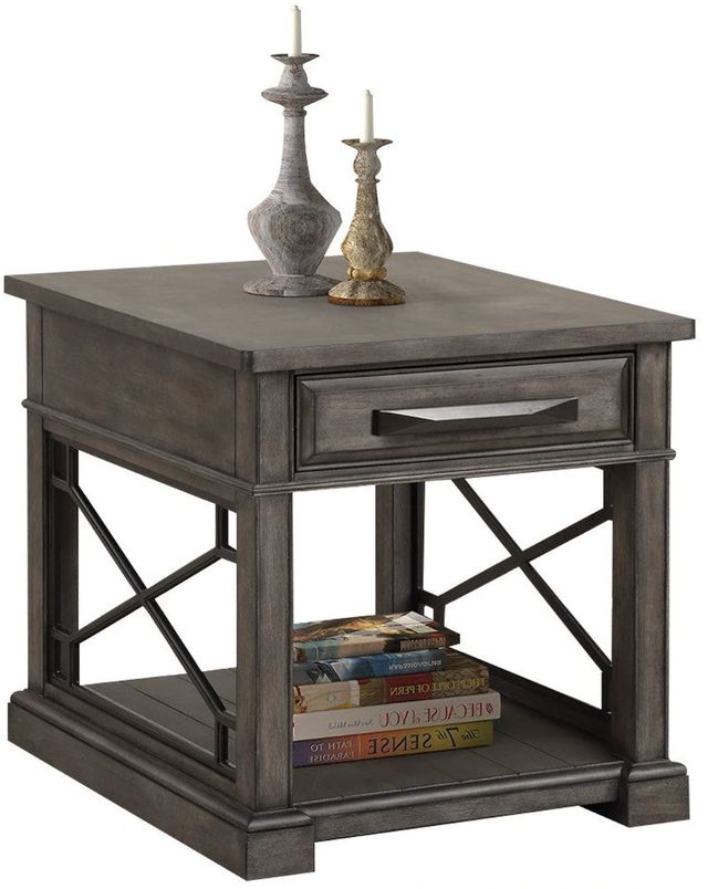 Parker House® Sundance Smokey Gray End Table-0